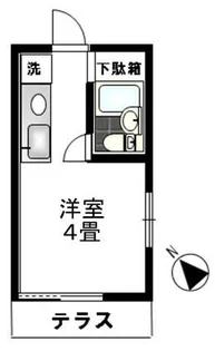 コスモコーポ上大岡【1階】の間取り