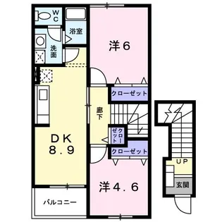 フレーズB【2階】の間取り