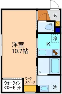 OURSBLANC【1階】の間取り