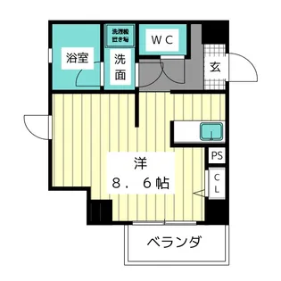 ファルコ南山【3階】の間取り