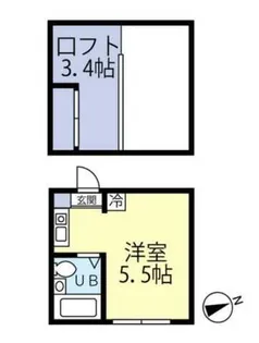 マイプラン中野坂上【1階】の間取り