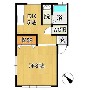 フォレストアベニュー【1階】の間取り