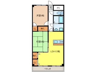 エスペランサ【3階】の間取り