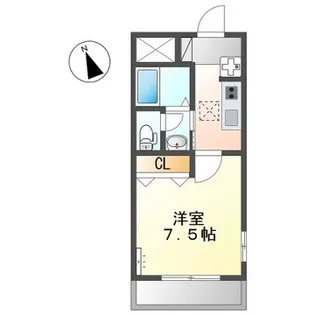 エバーダイク【1階】の間取り