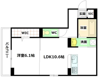 campanella船越【1階】の間取り