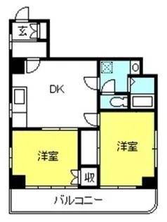レヴィハイデンス【2階】の間取り