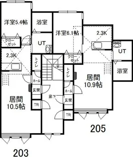 富良野錦町新築MS A【2階】の間取り