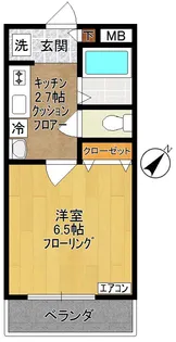 フォレスト三田【1階】の間取り