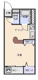 シャトウマンション【2階】の間取り