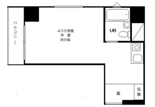 第2北條ビル【4階】の間取り