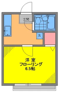 國恵ハイムC棟【2階】の間取り