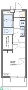レオパレスシエル【1階】の間取り