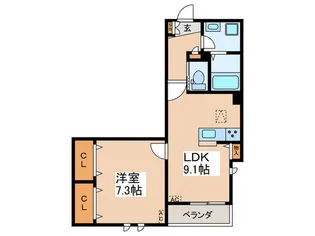 Grand Luxe Futako-tamagawa【1階】の間取り