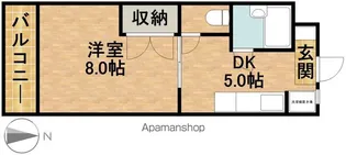 メルベーユI【3階】の間取り