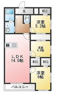 リバブル富士見台【1階】の間取り