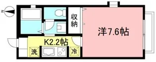 サニードエル【2階】の間取り