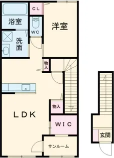 AFC RESIDENCE磐田中泉【2階】の間取り