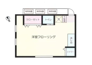 Tガーデン神楽坂II【2階】の間取り
