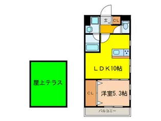 ラグナスイ-ト元町【3階】の間取り