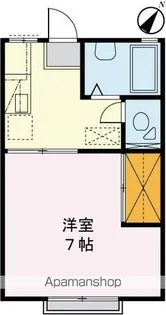 ロータスハイツA棟【1階】の間取り