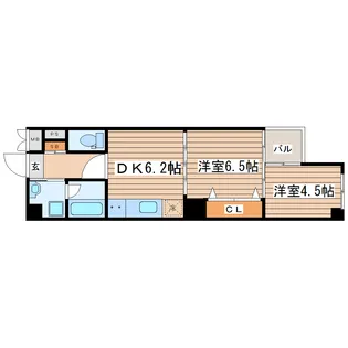 コーワベルデ上杉【2階】の間取り
