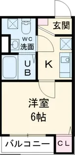 アンフィニ・コート黒川【2階】の間取り