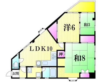 トライヴァーレ【3階】の間取り