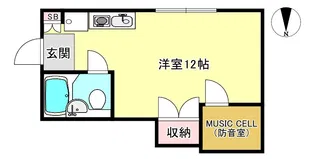 あいのまちはうす【4階】の間取り
