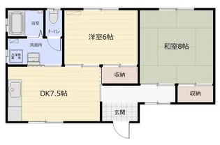 佐々木アパート【1階】の間取り