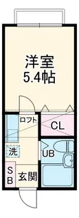 メープル北久里浜B棟【1階】の間取り