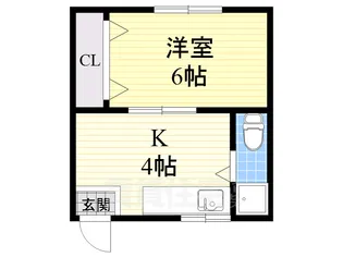 GRANDマンション堺東【1階】の間取り