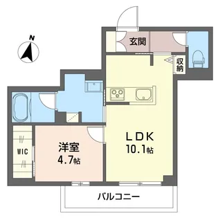 マハロ・ハレ【1階】の間取り
