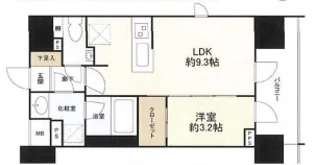 ピアース渋谷WEST【11階】の間取り