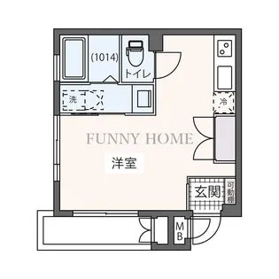 ネストミタ【1階】の間取り