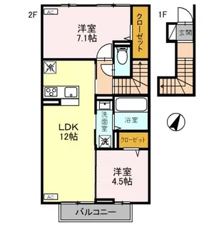 PREMIERE【2階】の間取り