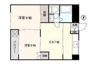 アシスト羽島マンション【3階】の間取り