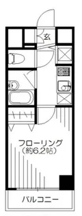 コンシェリア・デュー勝どき【3階】の間取り