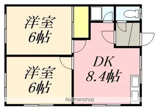 大川荘【1階】の間取り