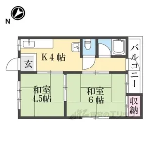 和光ハイツ【3階】の間取り