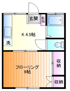 ほのぼの荘【1階】の間取り