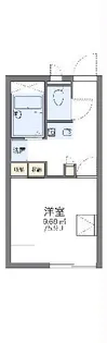 レオパレス台天白【2階】の間取り