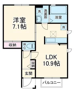 Aura E棟【1階】の間取り