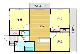 アベニールKAI【5階】の間取り