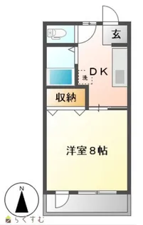 第2ハイツ希望【1階】の間取り
