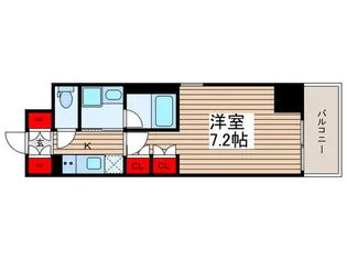 シーズンフラッツ押上サウス【10階】の間取り