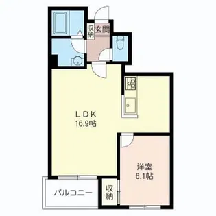 ヴェルドミール宮崎台【2階】の間取り
