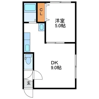 コートフローラ【1階】の間取り