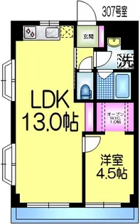 キュロコ舞浜壱番館【3階】の間取り