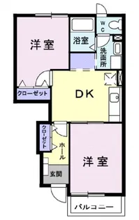 フォレスト グリーン【1階】の間取り