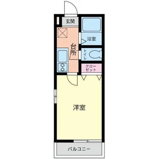 コスモAoi東神奈川【3階】の間取り